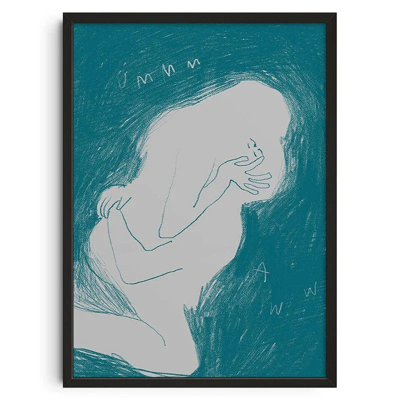 DecorBites™ Retro Abstract Canvas Print for Home Décor