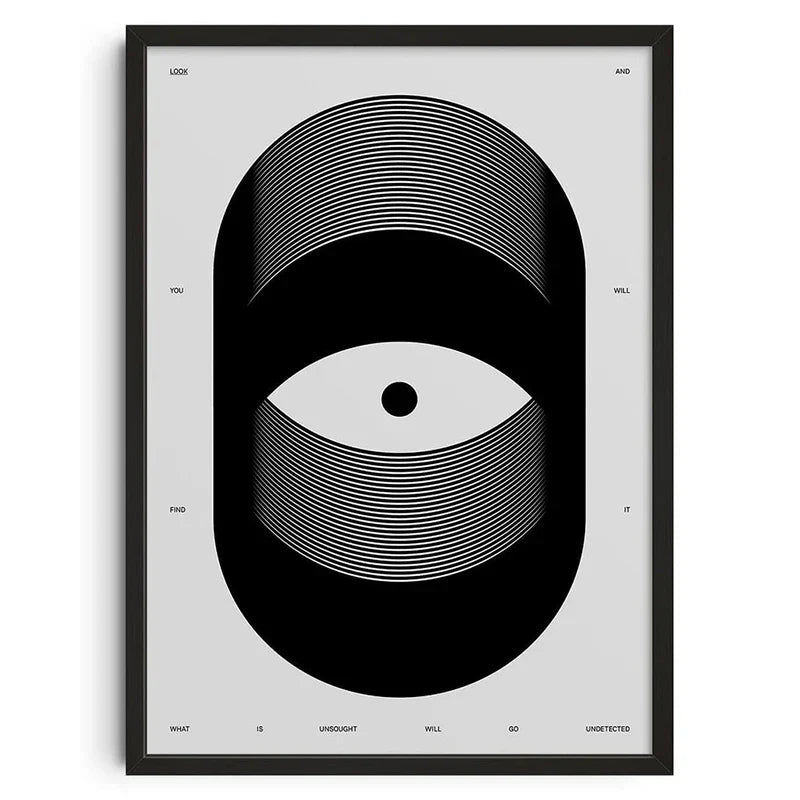 DecorBites™ Retro Abstract Canvas Print Wall Art