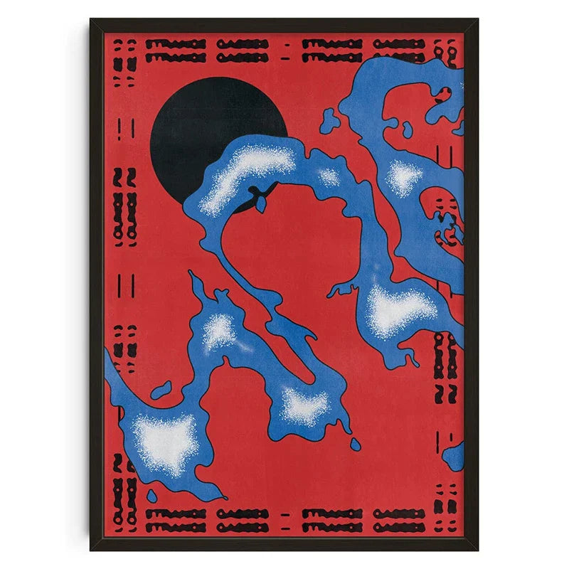 DecorBites™ Retro Abstract Canvas Print Wall Art