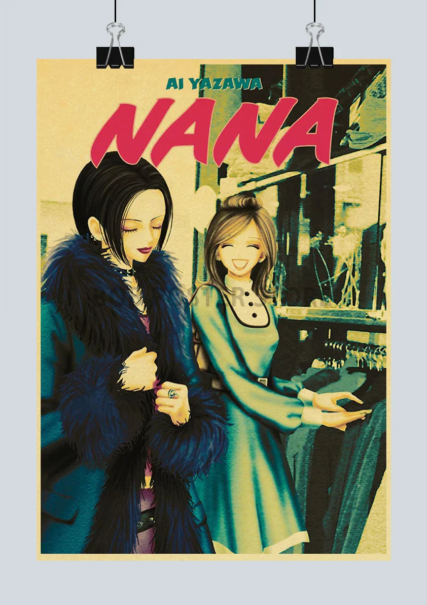 DecorBites™ Retro Anime NANA Kraft Poster - 2021 Arrivals