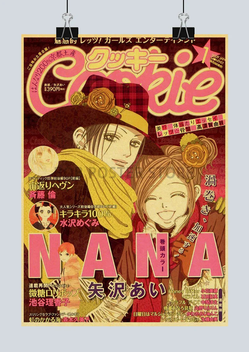 DecorBites™ Retro Anime NANA Poster Set - 2021 Nostalgic Decor
