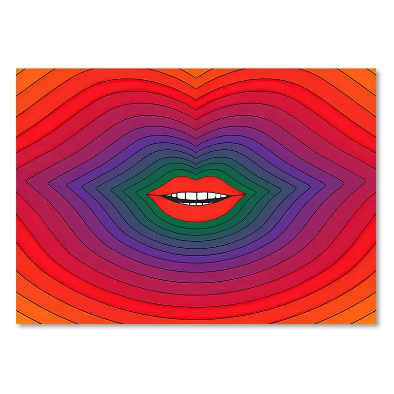 DecorBites™ Retro Rainbow Boho Art Prints - Wall Decor