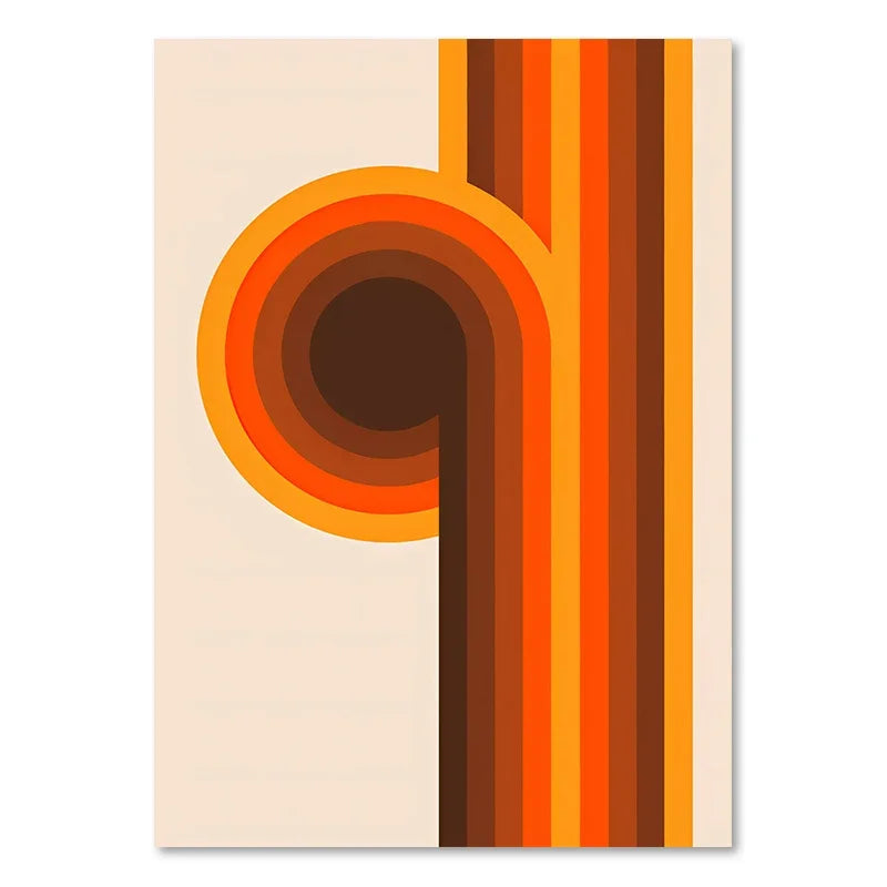 DecorBites™ Retro Rainbow Boho Art Prints - Wall Decor
