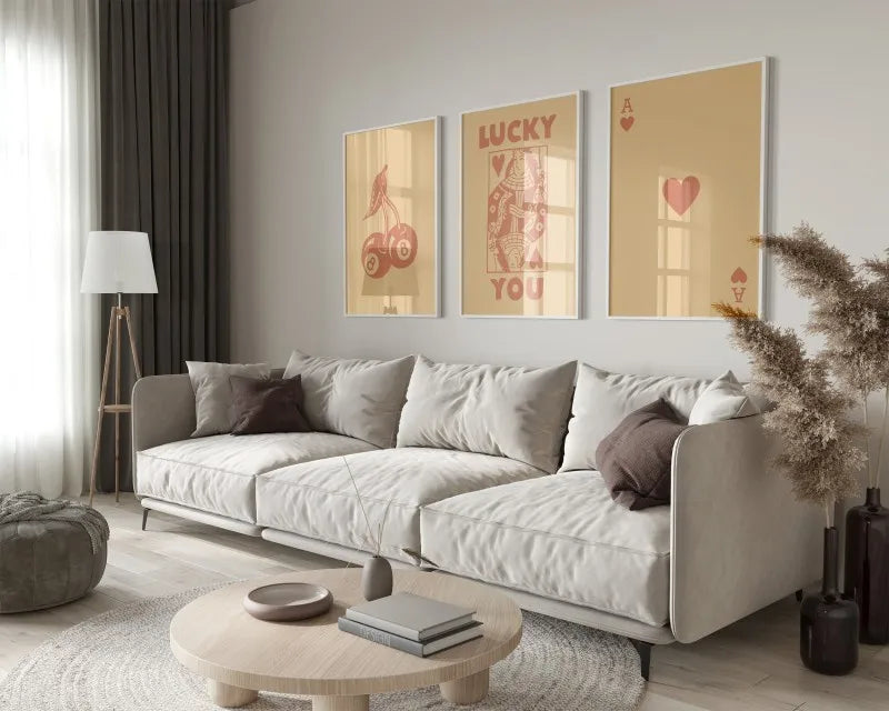 DecorBites™ Retro Wall Art Posters Set - Funky Queen-themed Canvas Art