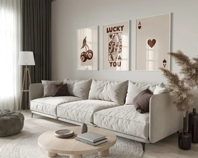 DecorBites™ Retro Wall Art Posters Set - Funky Queen-themed Canvas Art