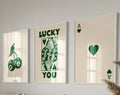 DecorBites™ "Retro Wall Art Posters Set: Queen of Hearts Theme"