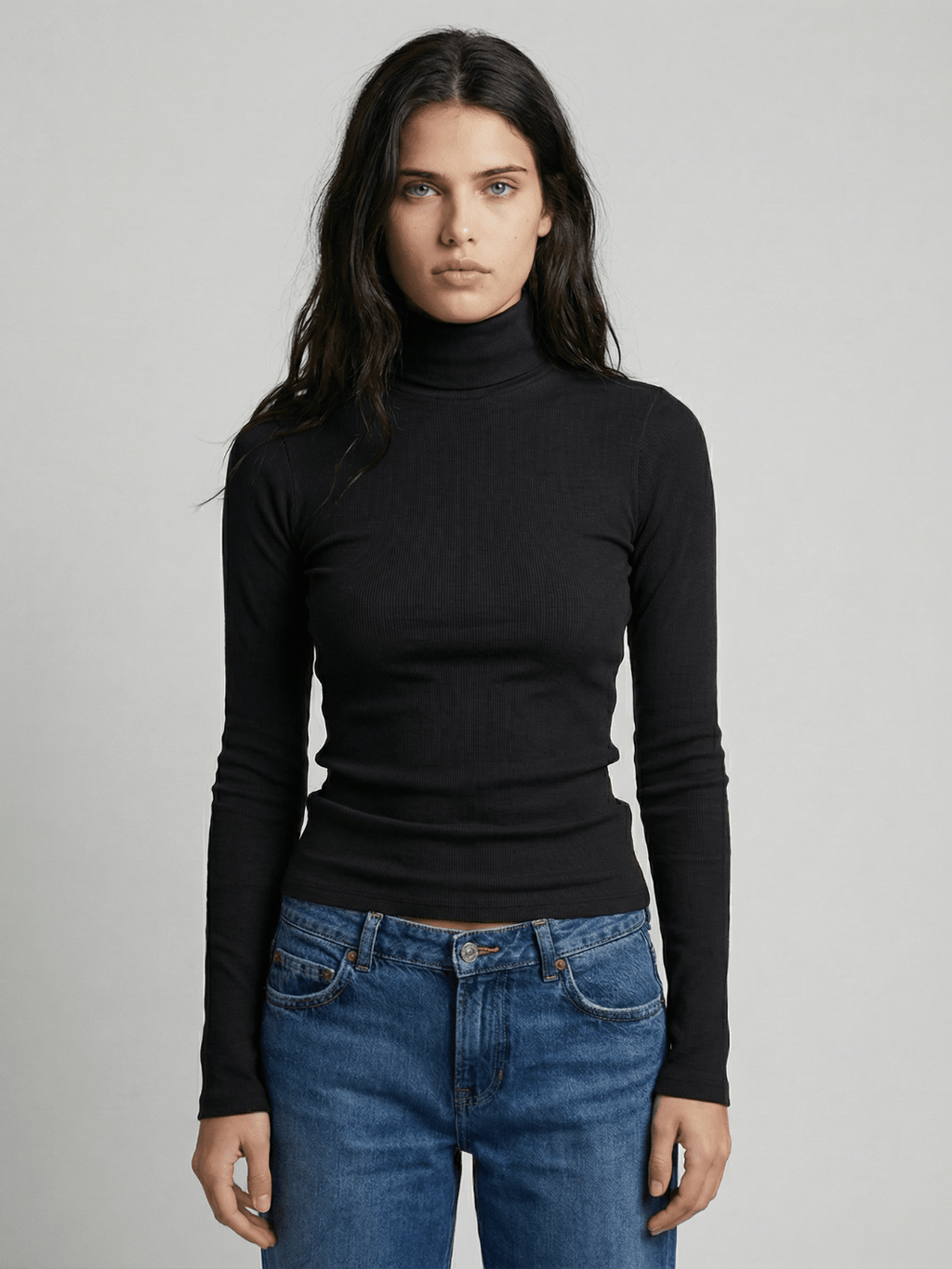 Ribbed Turtleneck