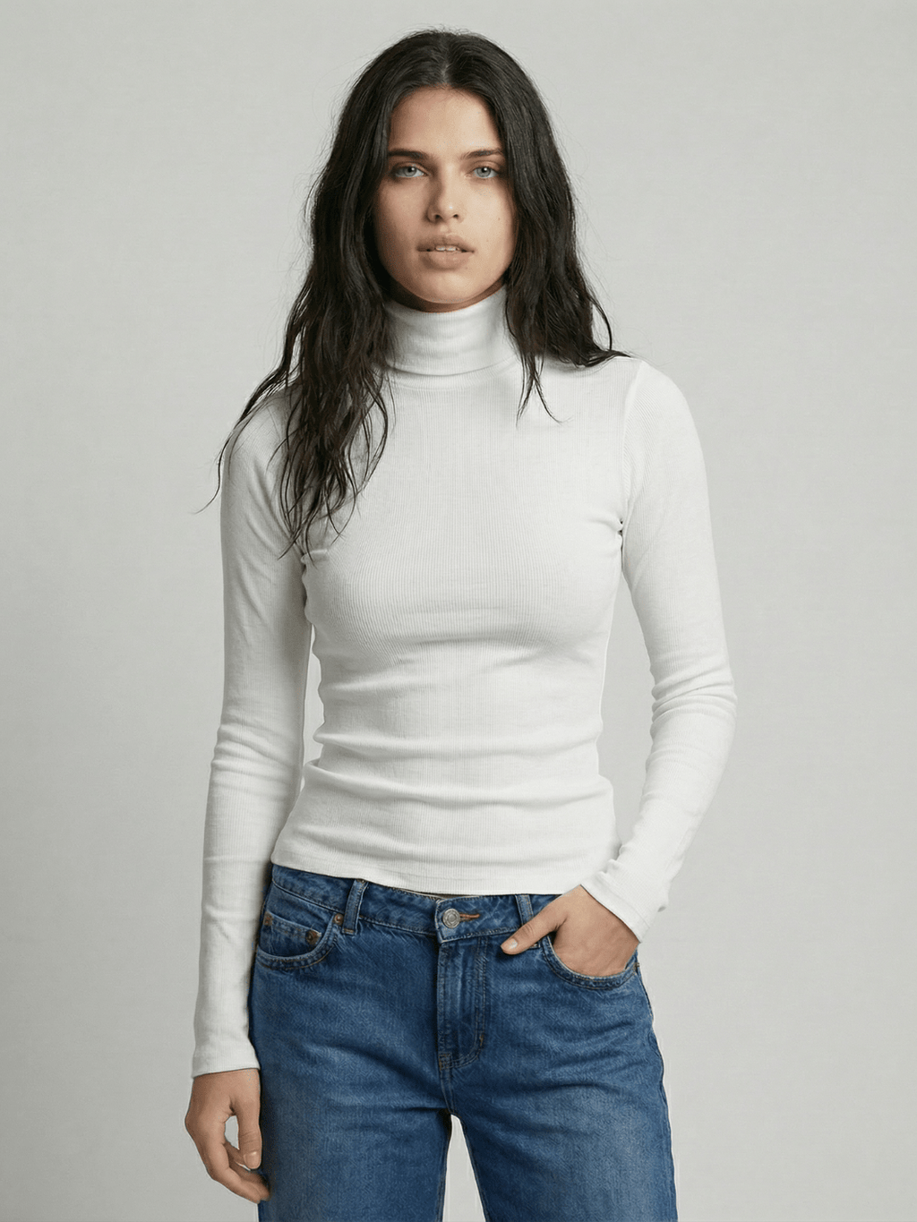 Ribbed Turtleneck