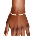 Tennis Bracelet Gold CZ Rhinestone MAMA Stylish Women's Jewelry