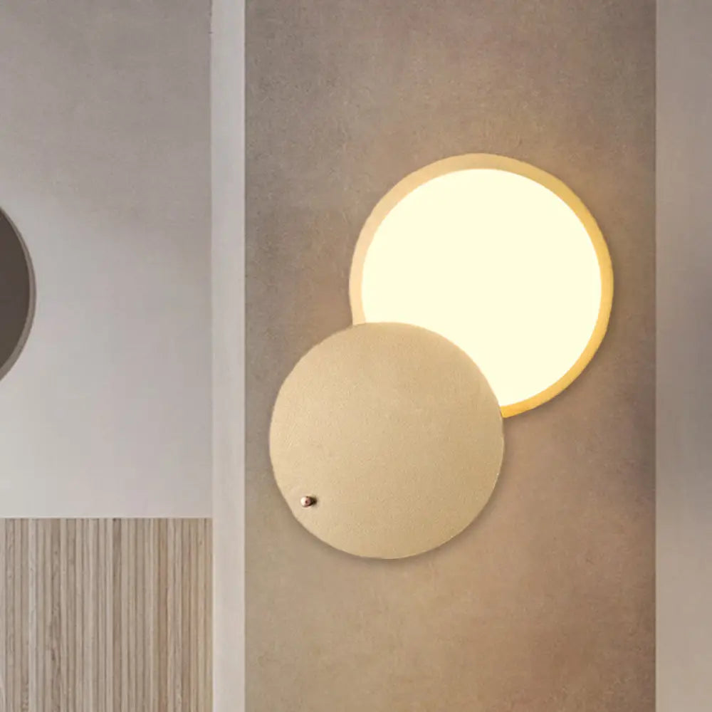 DecorBites™ Rotatable Gold Metal LED Wall Sconce - Contemporary Wall Lamp Fixture
