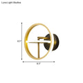 DecorBites™ Rotatable Wall Light Kit: Modern Aluminum Gold LED Sconce Fixture in Warm/White Light