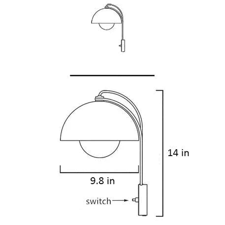 DecorBites™ Ruby | Modern Wall Lamp