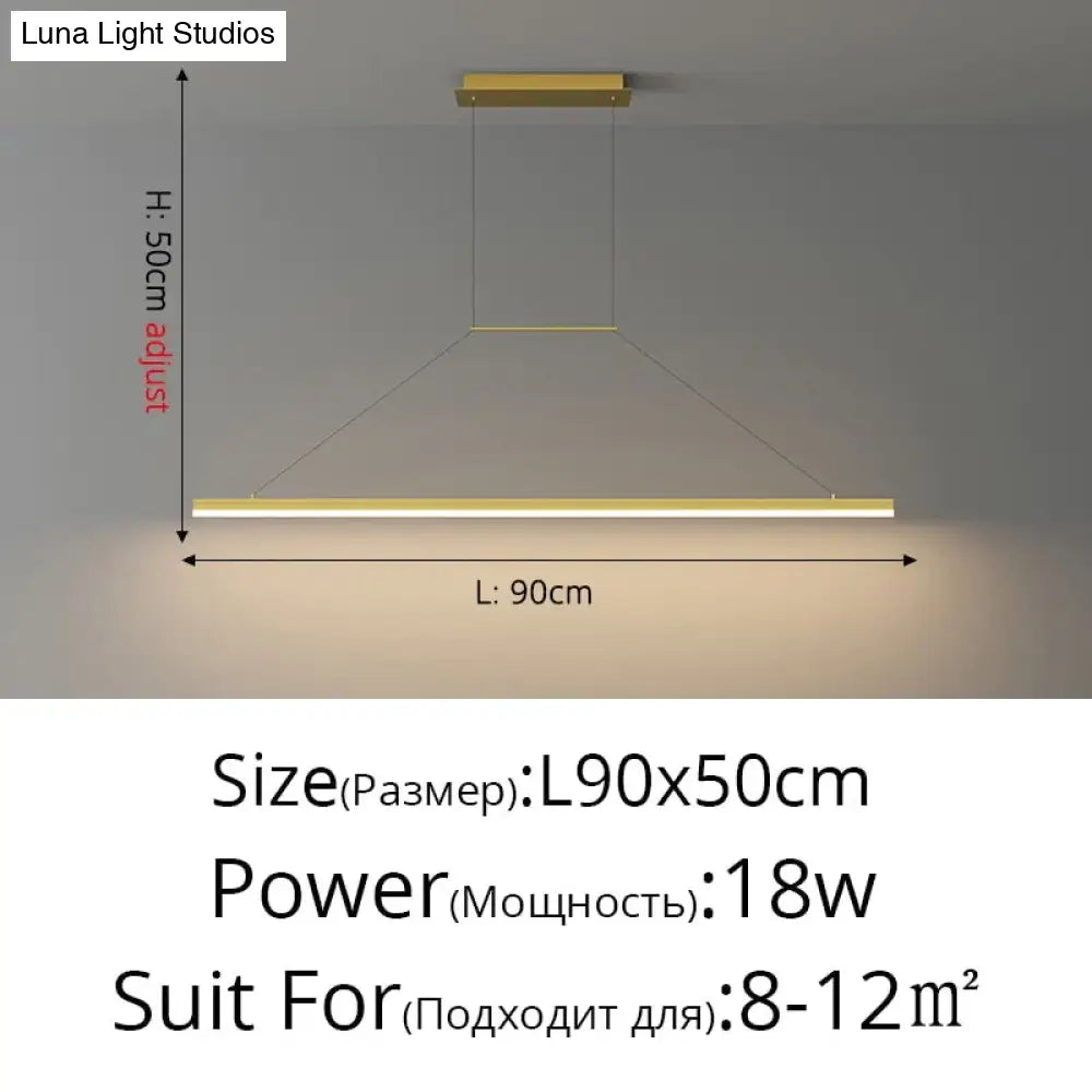 DecorBites™ Salix V - Modern Minimalist Led Dimmable Bar Pendant Light