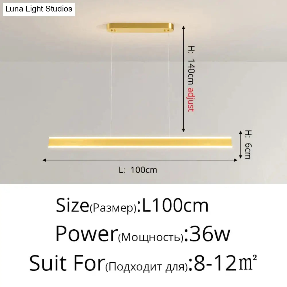 DecorBites™ Salix V - Modern Minimalist Led Dimmable Bar Pendant Light