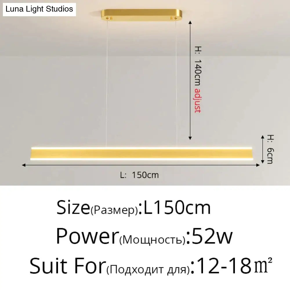DecorBites™ Salix V - Modern Minimalist Led Dimmable Bar Pendant Light