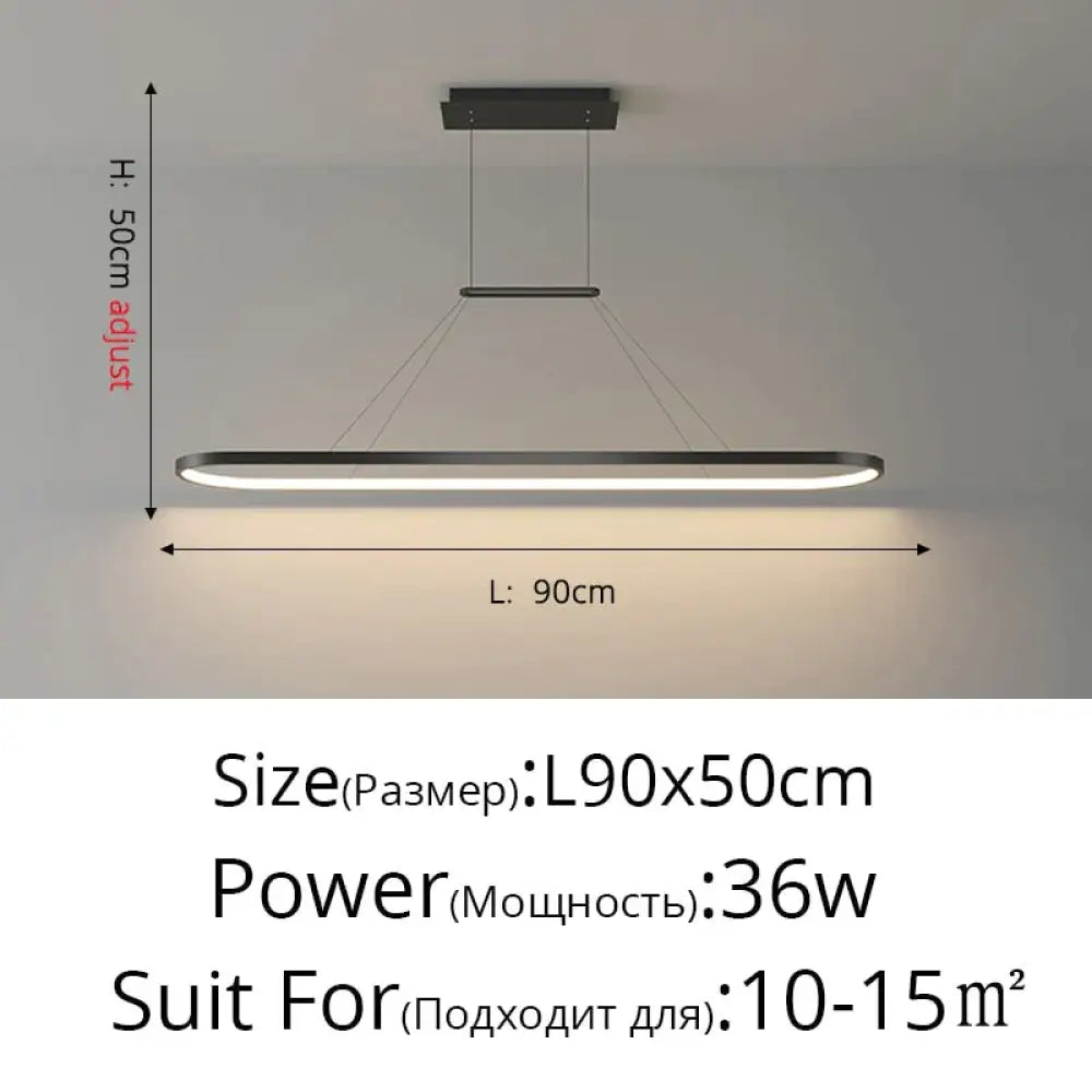 DecorBites™ Salix V - Modern Minimalist Led Dimmable Bar Pendant Light