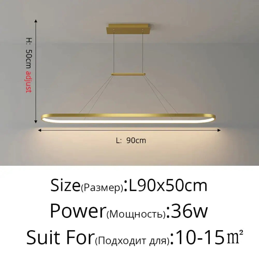 DecorBites™ Salix V - Modern Minimalist Led Dimmable Bar Pendant Light