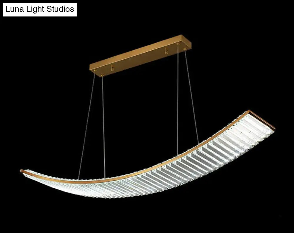 DecorBites™ Shopia - Luxury Arch Crystal Suspension Chandelier - Modern Lighting Design