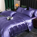 DecorBites™ Silk Bedding Set - Luxury Solid Color King/Queen/Twin