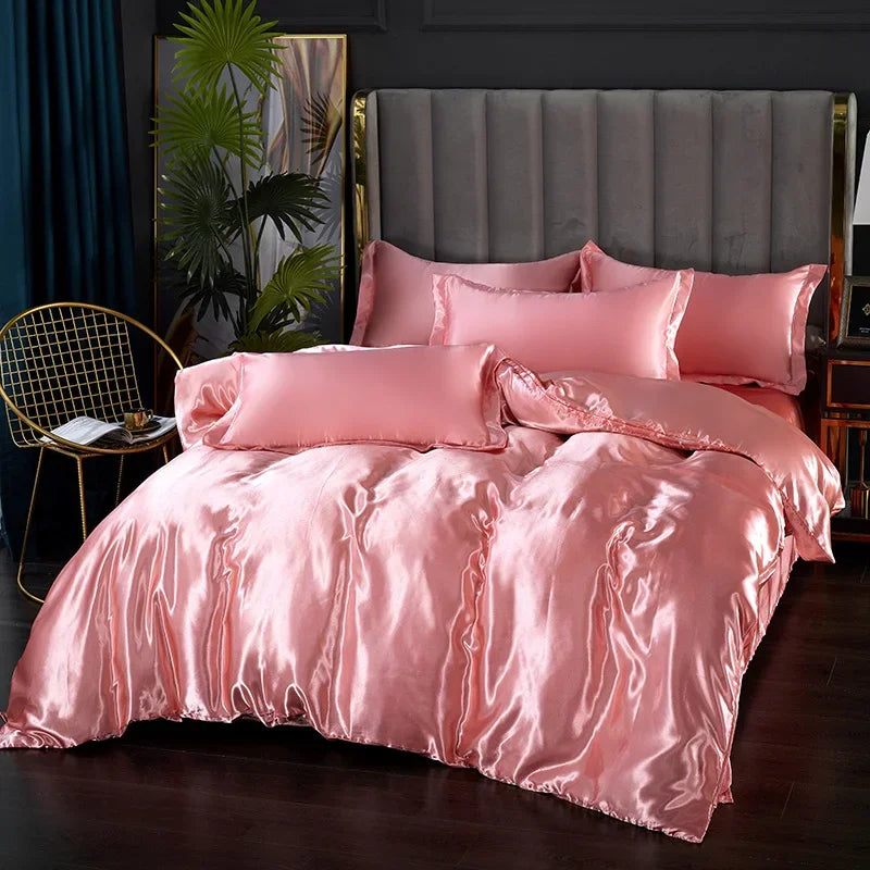 DecorBites™ Silk Luxury Bedding Set - Various Sizes