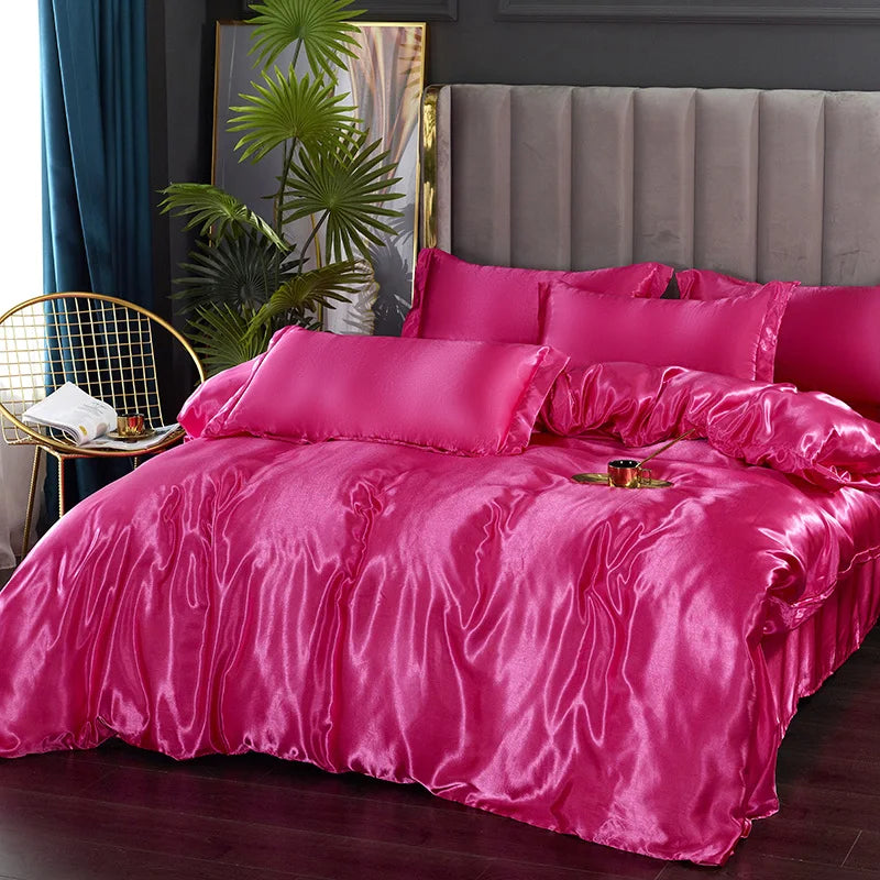DecorBites™ Silk Luxury Bedding Set - Various Sizes
