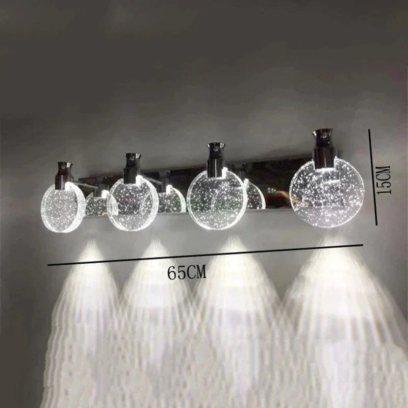 DecorBites™ Simple Crystal LED Wall Lamp for Bathroom Bedroom