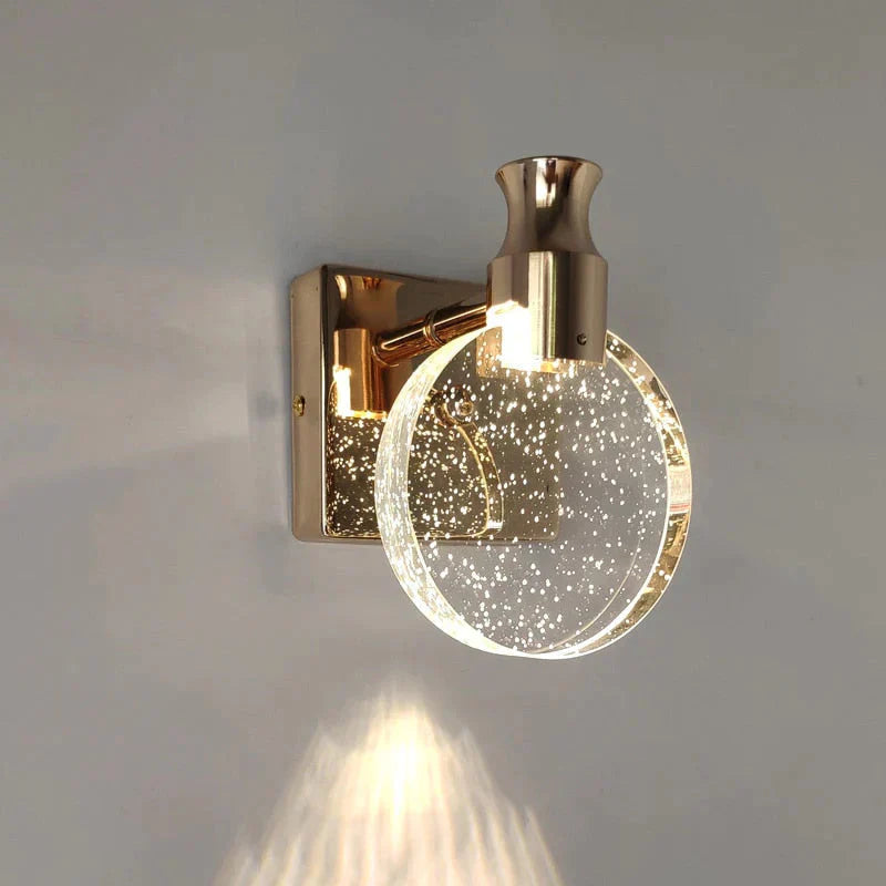 DecorBites™ Simple Crystal LED Wall Lamp for Bathroom Bedroom