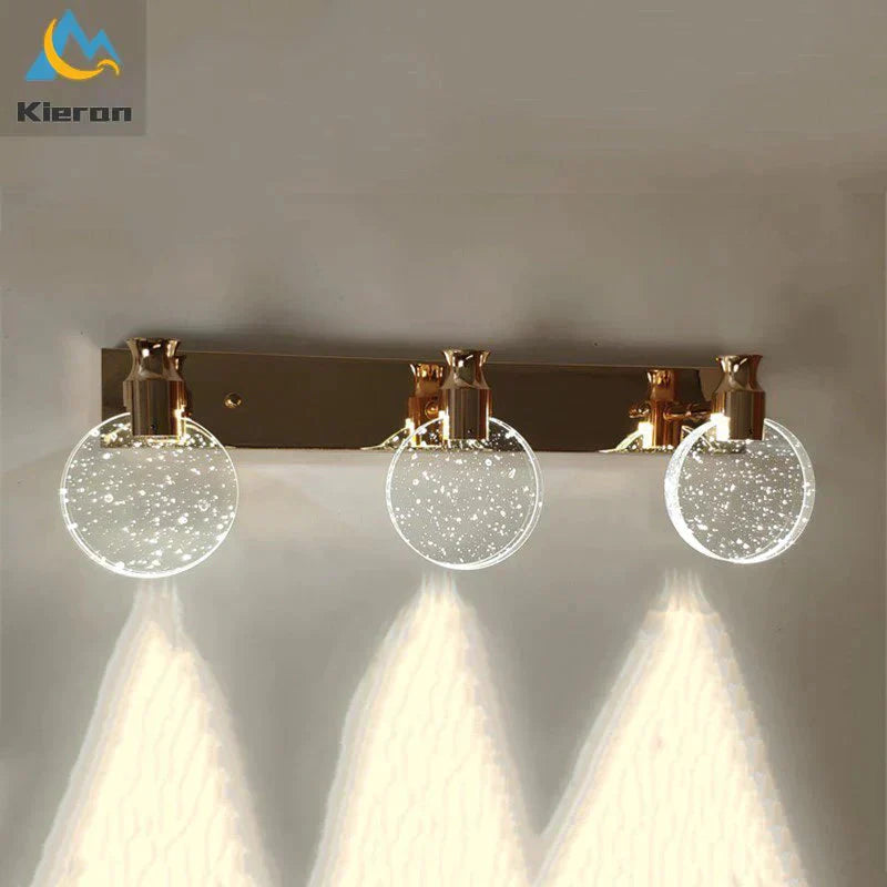 DecorBites™ Simple Crystal LED Wall Lamp for Bathroom Bedroom