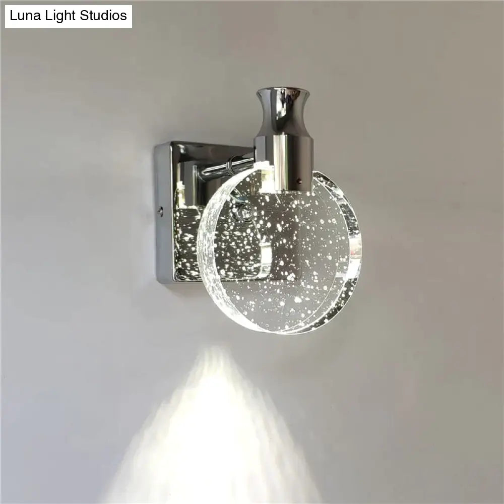 DecorBites™ Simple Crystal LED Wall Lamp for Bathroom Bedroom