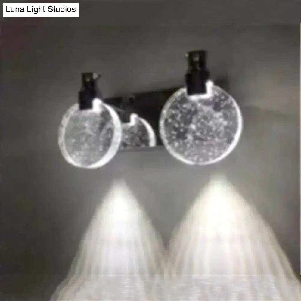 DecorBites™ Simple Crystal LED Wall Lamp for Bathroom Bedroom