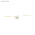 DecorBites™ Simplicity LED Acrylic Wall Sconce Vanity Light – 18"/26.5" L White Wave Design for Bathroom