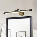 DecorBites™ Sleek Black/Gold Vanity Light Fixture - Simplicity Streamlined Design - LED Wall Lighting for Dressing Table