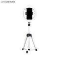 DecorBites™ Sleek Black LED Vanity Lamp with Phone Holder