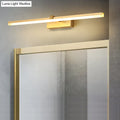DecorBites™ Sleek Gold Vanity Light Fixture – Modern Metal LED Bath Lighting for Bathroom