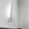 DecorBites™ Sleek LED Wall Lighting: Aluminum Shade Black/White Finish Sconce for Bedroom