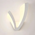 DecorBites™ Sleek LED Wall Sconce in White - Perfect for Bedside Mounting