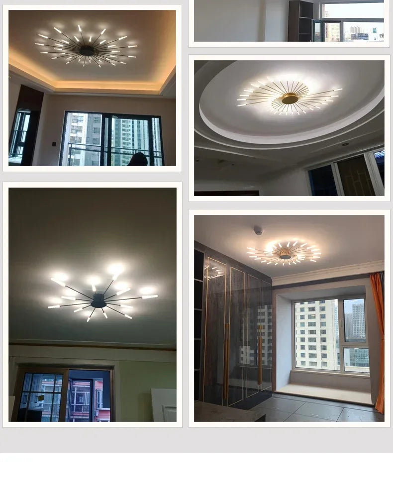 DecorBites™ Sleek Nordic LED Chandelier for Modern Home