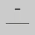 DecorBites™ Sleek Triangle Island Light: Aluminum LED Hanging Lamp for Restaurants