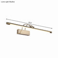 DecorBites™ Sleek Tube Vanity Wall Light - Metal, LED Bathroom Sconce in Nickel/Brushed Brass - 18"/21.5" Width - Warm/White Lighting