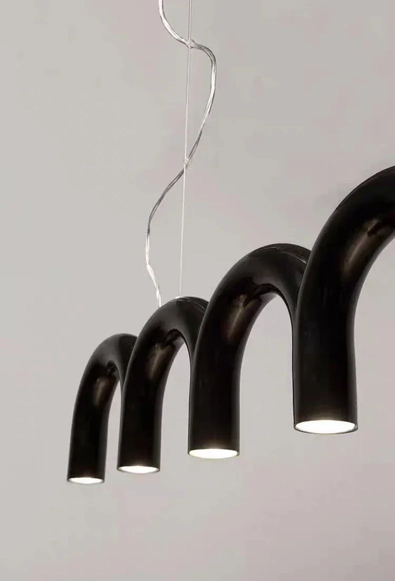 DecorBites™ Sleek U-Shaped Chandelier for Bedroom and Kitchen