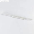 DecorBites™ Sleek White Acrylic LED Vanity Light Fixture - Linear Bathroom Sconce with Simplicity Design
