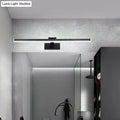 DecorBites™ Slender Black LED Vanity Light in Modern Style - Wall Mount Lighting Idea, Warm/White Glow