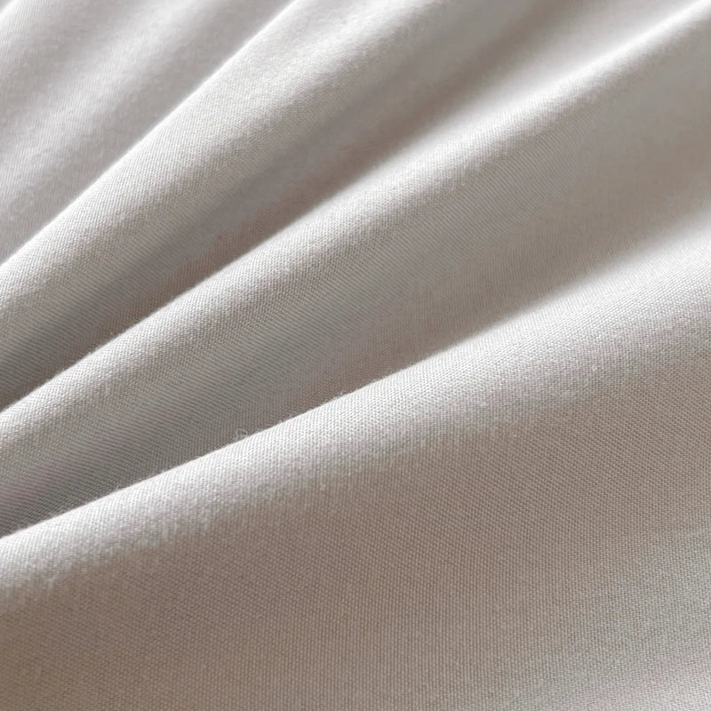 DecorBites™ Solid Color Brush Fabric Bedding Set - 4 Pieces