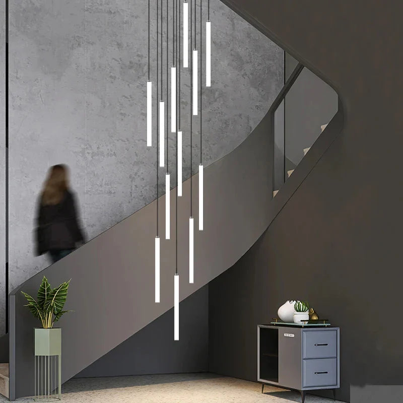 DecorBites™ Spiral LED Ceiling Chandelier for Home Decor