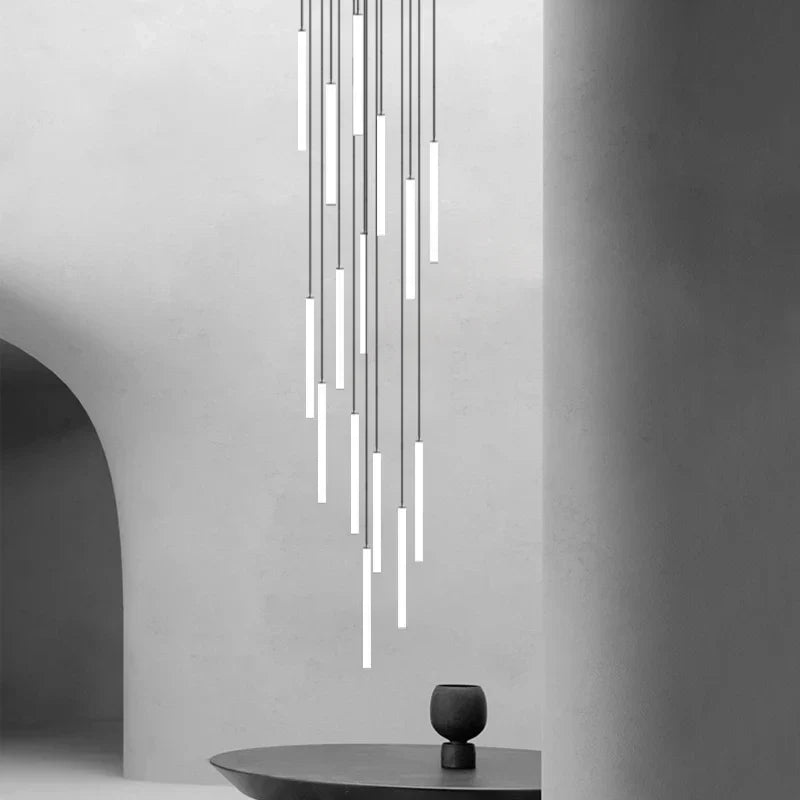 DecorBites™ Spiral LED Ceiling Chandelier for Modern Home