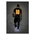 DecorBites™ Sports Stars Neon Wall Art Print