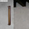 DecorBites™ Stylish Asian Wooden LED Wall Sconce in Dark Brown - Ideal for Study Room & Bathroom Lighting