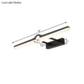 DecorBites™ Stylish LED Wall Mount Light with Aluminum and Acrylic Design - Black/White (16"/29" Dia)