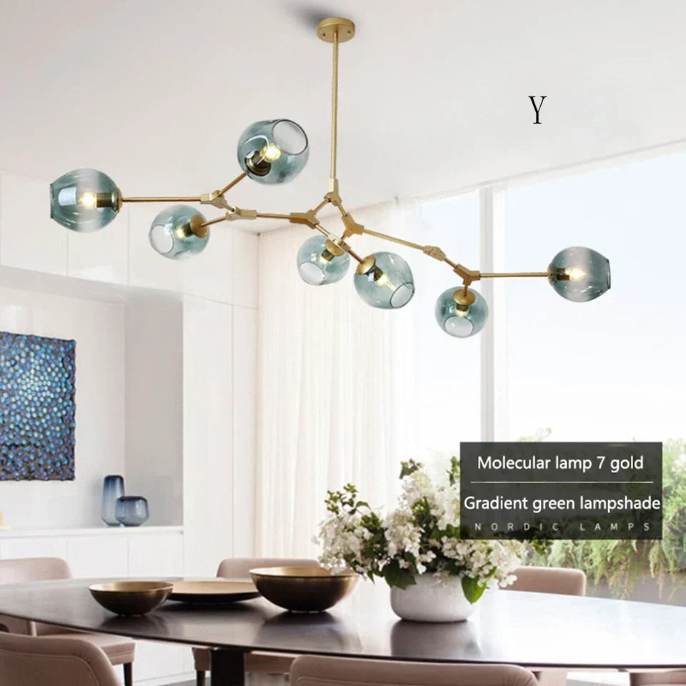DecorBites™ Stylish Nordic Chandelier for Living Room & Dining