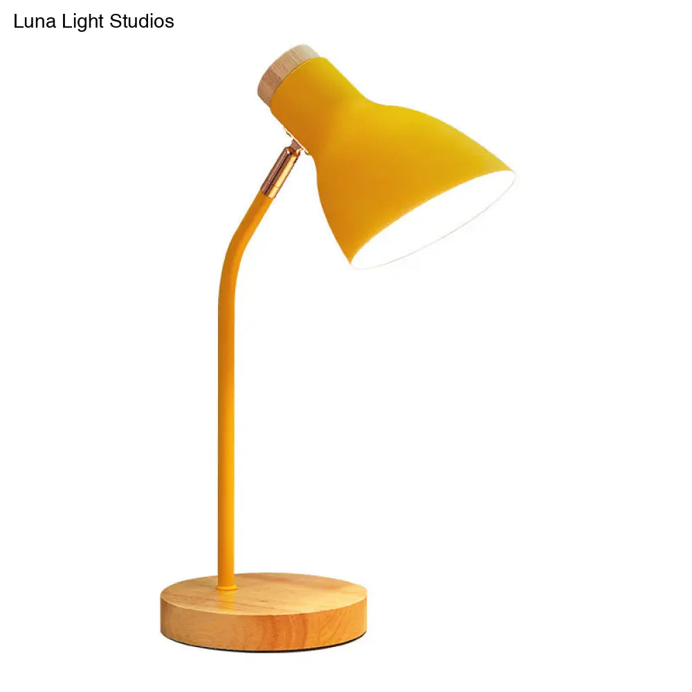 DecorBites™ Swivelable Macaron Metal Night Lamp - Child Room Table Light with Flashlight Design